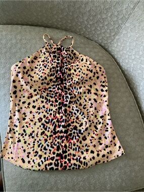 VENUS Tankini Top in Cheetah Print with Higher Neckline 16